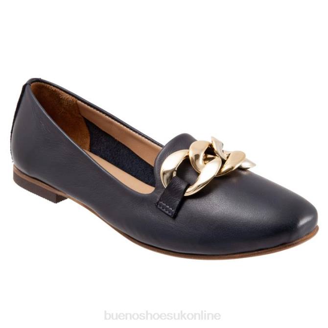 ft66131_bueno_footwear_aston_women_navy_flats.jpg FT66131 Bueno Footwear Aston Women Navy Flats - Image 1