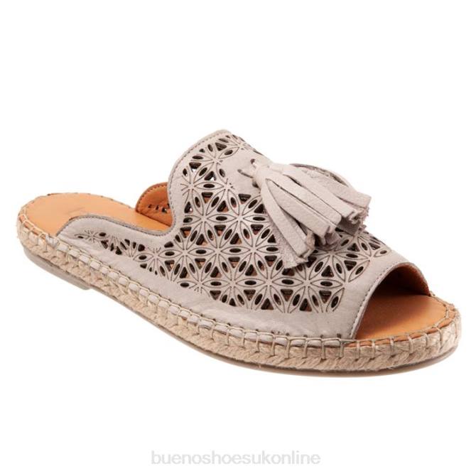 ft66161_bueno_footwear_naven_women_light_grey_flats.jpg FT66161 Bueno Footwear Naven Women Light Grey Flats - Image 1