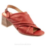 FT66336 Bueno Footwear Eden Women Terracotta Heels
