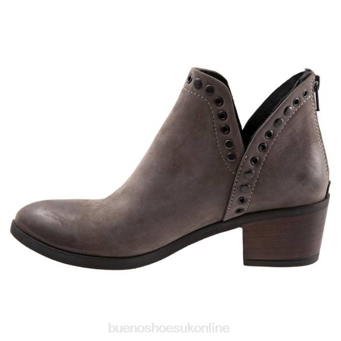 FT6638 Bueno Footwear Cora Women Grey Nubuck Boots - Image 2