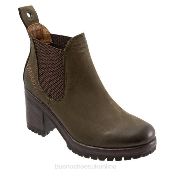 ft6650_bueno_footwear_flight_women_army_green_nubuck_boots.jpg FT6650 Bueno Footwear Flight Women Army Green Nubuck Boots - Image 1