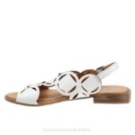 FT66100 Bueno Footwear Avril Women White Flats - Image 2