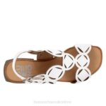 FT66100 Bueno Footwear Avril Women White Flats - Image 4