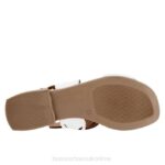 FT66100 Bueno Footwear Avril Women White Flats - Image 5