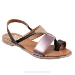 FT66108 Bueno Footwear Yuki Women Black Multi Flats