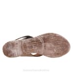 FT66108 Bueno Footwear Yuki Women Black Multi Flats - Image 5