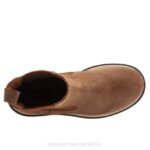 FT6611 Bueno Footwear Wanda Women Tobacco Suede Boots - Image 4