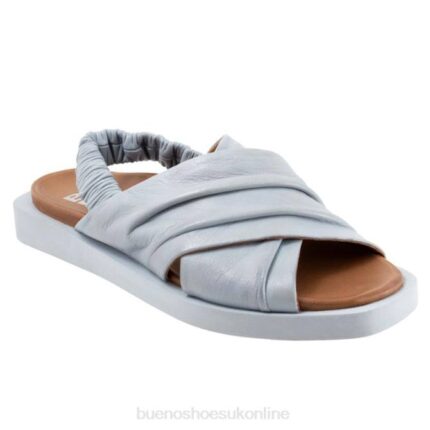 FT66121 Bueno Footwear Janessa Women Powder Blue Flats