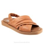 FT66123 Bueno Footwear Janessa Women Tan Flats