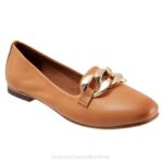 FT66128 Bueno Footwear Aston Women Tan Flats