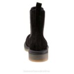 FT6612 Bueno Footwear Wanda Women Black Suede Boots - Image 3