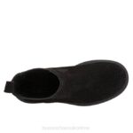 FT6612 Bueno Footwear Wanda Women Black Suede Boots - Image 4