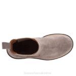 FT6613 Bueno Footwear Wanda Women Taupe Suede Boots - Image 4