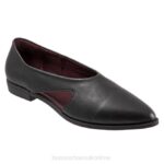 FT66149 Bueno Footwear Bardot Women Black Flats