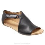 FT66155 Bueno Footwear Kale Women Black Flats