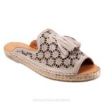 FT66161 Bueno Footwear Naven Women Light Grey Flats