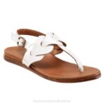 FT66171 Bueno Footwear Whitney Women White Flats