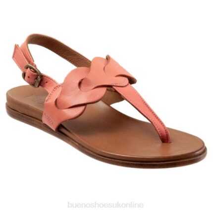 FT66172 Bueno Footwear Whitney Women Coral Flats