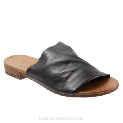 FT66178 Bueno Footwear Turner Women Black Flats