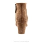 FT6617 Bueno Footwear Sophie Women Tobacco Suede Boots - Image 3
