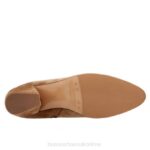 FT6617 Bueno Footwear Sophie Women Tobacco Suede Boots - Image 5