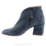 FT6618 Bueno Footwear Sophie Women Indigo Suede Boots - Image 2