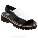 FT66209 Bueno Footwear Amy Women White Flats