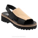 FT66211 Bueno Footwear Amy Women Light Tan Flats