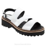 FT66212 Bueno Footwear Aura Women White Flats