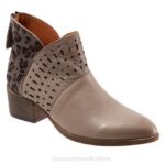 FT6621 Bueno Footwear Loni Women Grey Leopard Boots