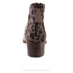 FT6621 Bueno Footwear Loni Women Grey Leopard Boots - Image 3