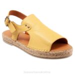 FT66237 Bueno Footwear Nia Women Yellow Flats