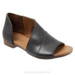 FT66243 Bueno Footwear Tanner Women Black Flats