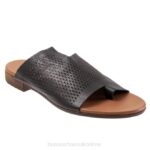 FT66246 Bueno Footwear Tulla Perf Women Black Flats
