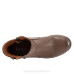 FT6624 Bueno Footwear Fallon Women Taupe Boots - Image 4