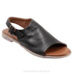 FT66255 Bueno Footwear Yoel Women Black Flats