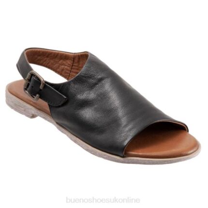 FT66255 Bueno Footwear Yoel Women Black Flats