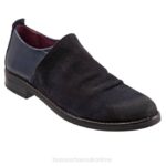FT66265 Bueno Footwear Passion Women Navy Nubuck Flats