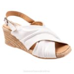 FT66270 Bueno Footwear Jasmin Women White Heels