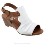 FT66274 Bueno Footwear Rory Women White Heels