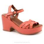 FT66283 Bueno Footwear Sasha Women Coral Heels