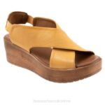 FT66286 Bueno Footwear Naomi Women Mustard Heels