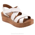 FT66290 Bueno Footwear Nadia Women White Heels