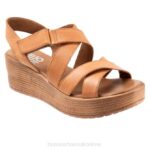 FT66292 Bueno Footwear Nadia Women Tan Heels