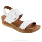 FT66298 Bueno Footwear Marcia Women White Heels