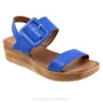 FT66301 Bueno Footwear Marcia Women Bright Blue Heels