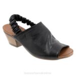 FT66303 Bueno Footwear Lydia Women Black Heels