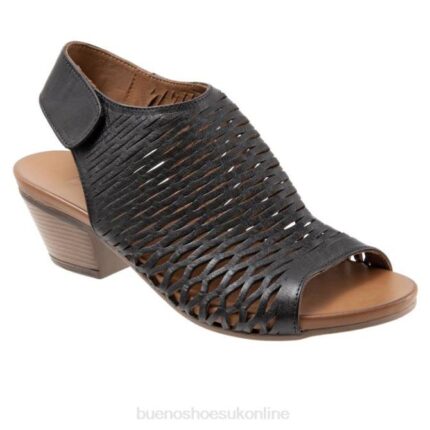 FT66308 Bueno Footwear Lacey Women Black Heels