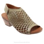 FT66310 Bueno Footwear Lacey Women Sage Heels