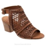 FT66322 Bueno Footwear Candice Women Brown Heels
